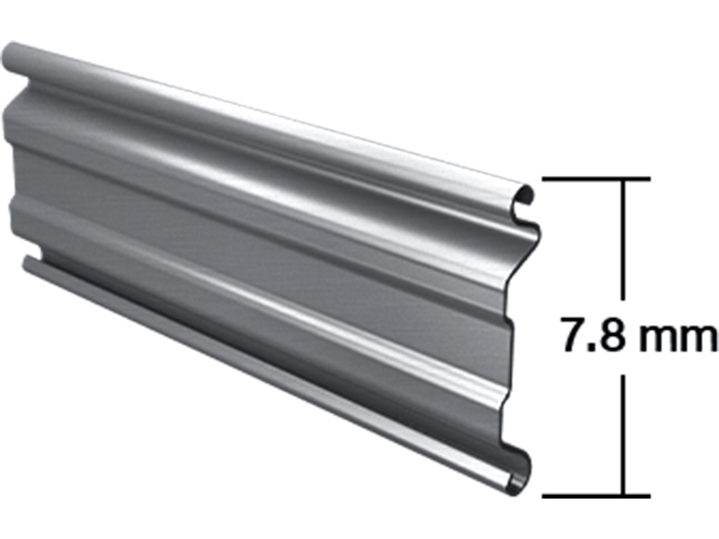 SPAX Thailand เอสแพค ประตูม้วนเหล็กและสแตนเลส ใบลอนใหญ่ทับร่อง 7.8 mm