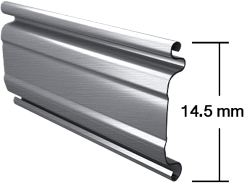 SPAX Thailand เอสแพค ประตูม้วนเหล็กและสแตนเลส ใบลอนซุปเปอร์จัมโบ้หั่นร่อง 14.5 mm
